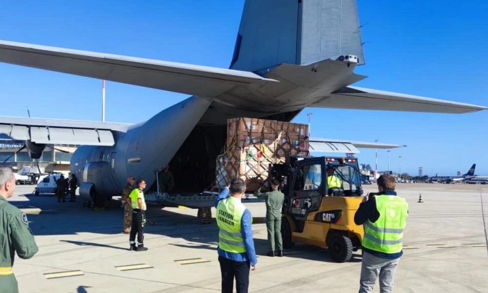Πόλεμος στο Ισραήλ: Ιταλικό C-130 μετέφερε ανθρωπιστική βοήθεια στους Παλαιστίνιους